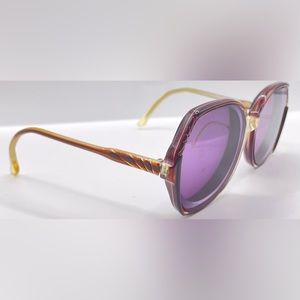 Vintage Jill Brown Oval Sunglasses Frames Only